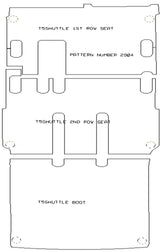 Volkswagen VW T5 Shuttle Rear In 3 Sections LWB 2003 - 2015